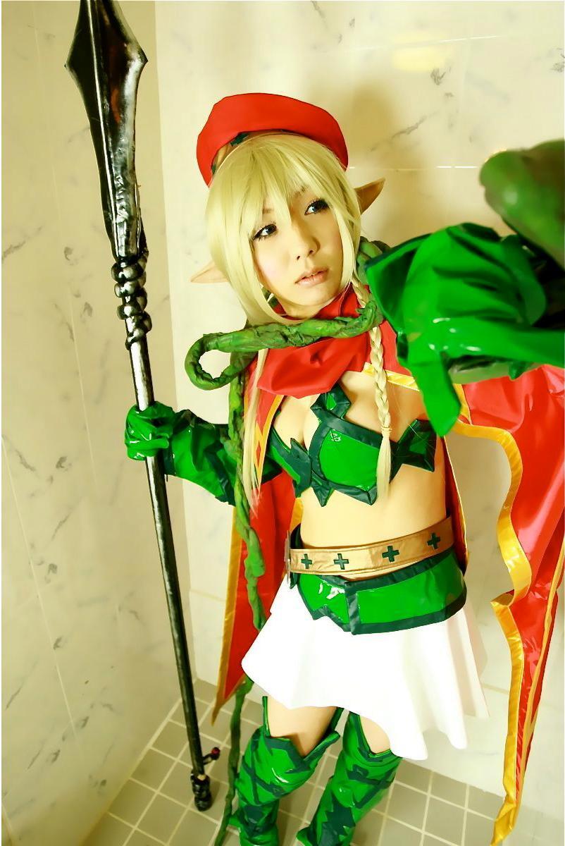 [Cosplay]  Queens Blade  Echidna & Alleyne Vs Tentacles SP2